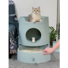 돔형태 대형 냥이 고양이 모래 변기 화장실 메이잇윌 성묘묘묘사분 일괄폐쇄 라지 서랍형 조
