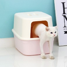 돔형태 대형 냥이 고양이 모래 변기 화장실 앨리스 캣츠 대야 반 전봉식