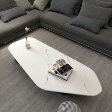 세라믹 거실테이블 좌식 티테이블 티 테이블 고급 아트웍 거실 가벼운 현대 아이디어 극간결